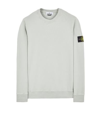 STONE ISLAND 63020 Sweatshirt Man Pearl Grey EUR 172