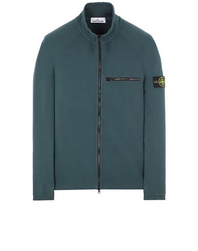 STONE ISLAND 61151 Sweatshirt Man Dark Teal Green GBP 390