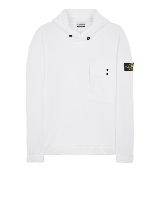  STONE ISLAND 64820 Sweatshirt Homme Blanc