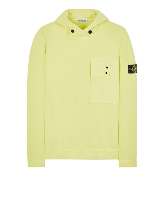  STONE ISLAND 64820 Sweatshirt Man Lemon