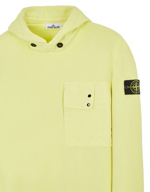 Stone island lemon hot sale hoodie