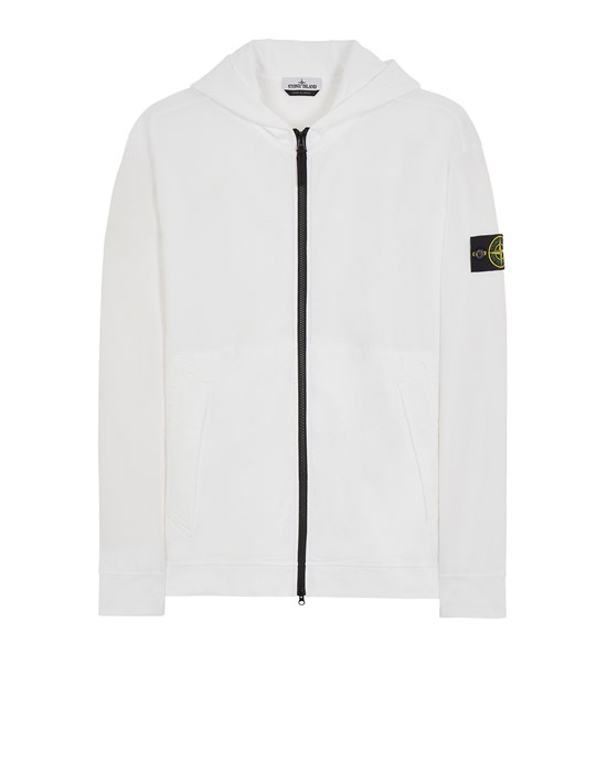 STONE ISLAND 63650 Sweatshirt Homme Blanc