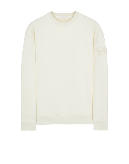 Sold out - Other colors available STONE ISLAND 633F3 STONE ISLAND GHOST PIECE Sweatshirt Man Natural White