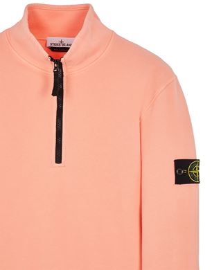 Stone island salmon pink hot sale sweatshirt