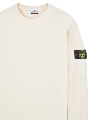 Stone island store cream sweatshirt