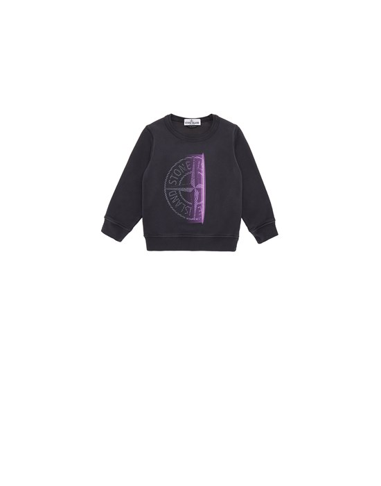 Sweatshirt Man 62546 ‘FINGER SCAN ONE’ Front STONE ISLAND BABY