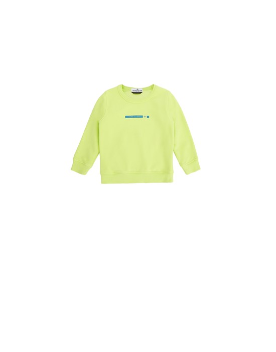 STONE ISLAND JUNIOR 62345 ‘MICRO GRAPHIC TWO’  Sweatshirt Man Lemon