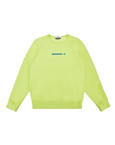 STONE ISLAND TEEN 62345 ‘MICRO GRAPHIC TWO’  Sweatshirt Man Lemon USD 155