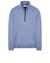 1 of 4 - Sweatshirt Man 60435 ORGANIC COTTON POLYESTER SEAQUAL® YARN FLEECE_'MICROGRAPHIC' PRINT Front STONE ISLAND