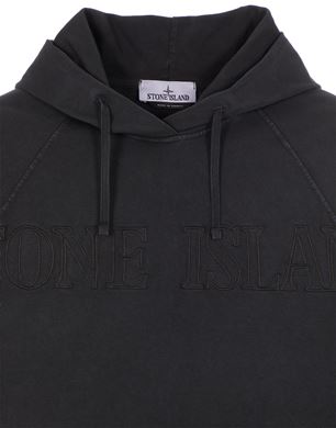 Stone island best sale embroidered sweatshirt