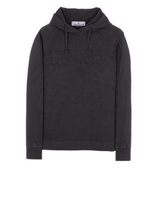 Plain black 2024 stone island jumper