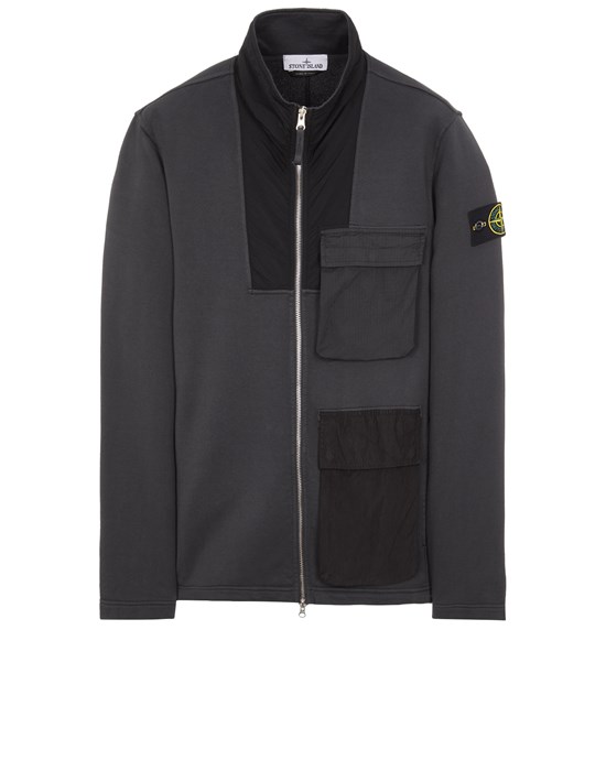 Sold out - STONE ISLAND 65933 Sweat avec zip Homme Anthracite