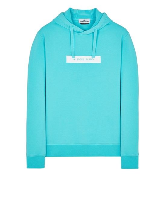  STONE ISLAND 65585 'MICRO GRAPHICS FOUR' PRINT  Sweatshirt Man Turquoise