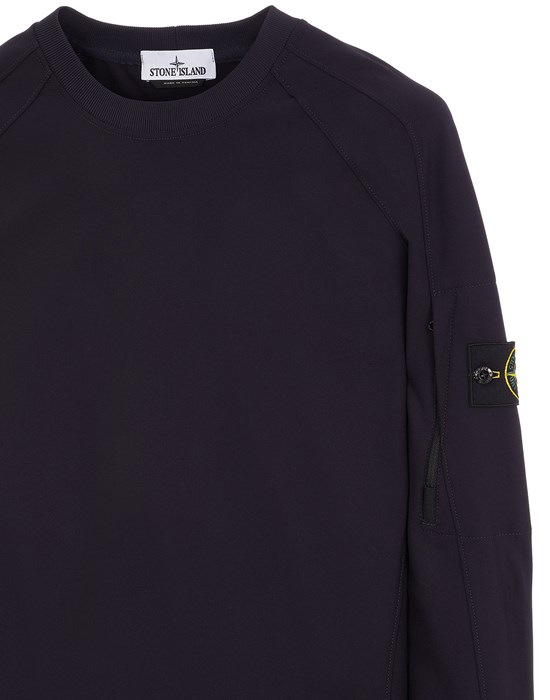 Stone island outlet ghost nylon sweatshirt