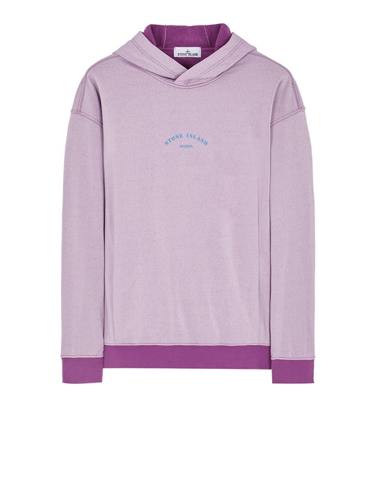 Sold out - STONE ISLAND 650X2 STONE ISLAND MARINA  Sweatshirt Herr Magenta