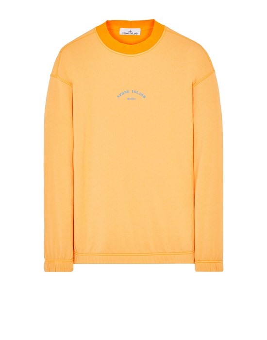 Sold out - STONE ISLAND 652X2 STONE ISLAND MARINA  Sweatshirt Herr Orangefarben