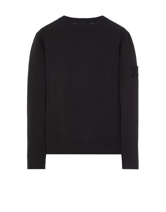  STONE ISLAND 611F3 STONE ISLAND GHOST PIECE_ORGANIC COTTON  Sweatshirt Man Black