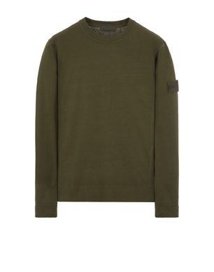 611F3 STONE ISLAND GHOST PIECE ORGANIC COTTON Sweatshirt Stone