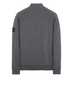 Mens grey outlet stone island sweatshirt