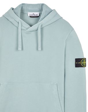 Stone island 2024 light blue hoodie