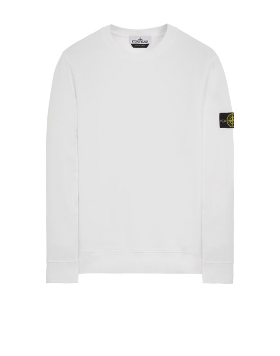  STONE ISLAND 63020 Sweatshirt Homme Blanc