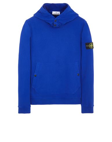 Stone island hooded on sale fleece