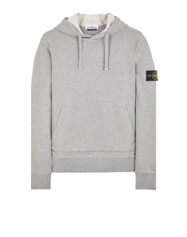 Stone island 2024 grey pullover hoodie