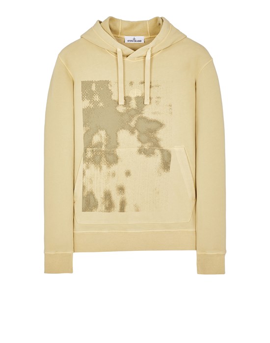 Sweatshirt Homme 66660 ‘FOAM ONE’ PRINT AND EMBROIDERY Front STONE ISLAND