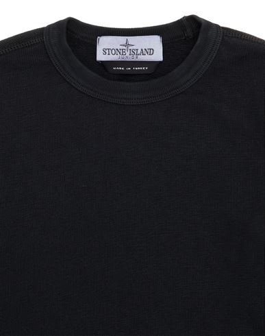 Stone island junior black sweatshirt sale