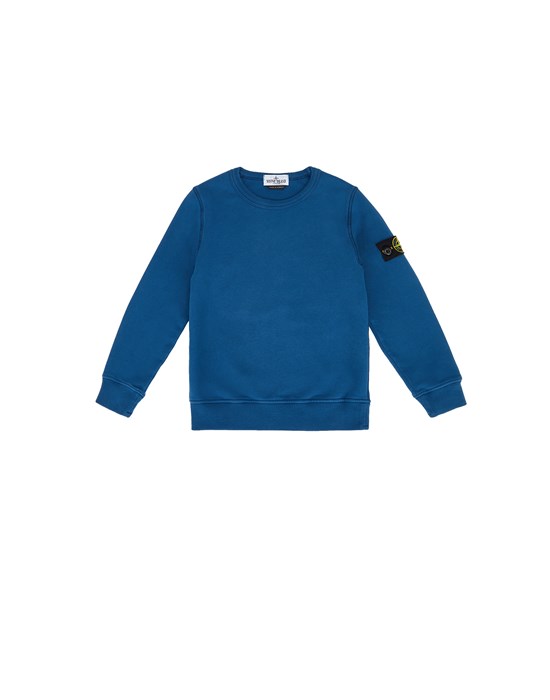 STONE ISLAND JUNIOR 61320 Sweatshirt Homme Bleuet