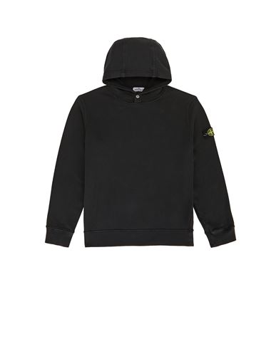 Mens black discount stone island sweatshirt