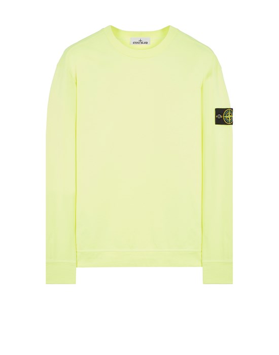 Stone Island Sweatshirt Yellow Cotton