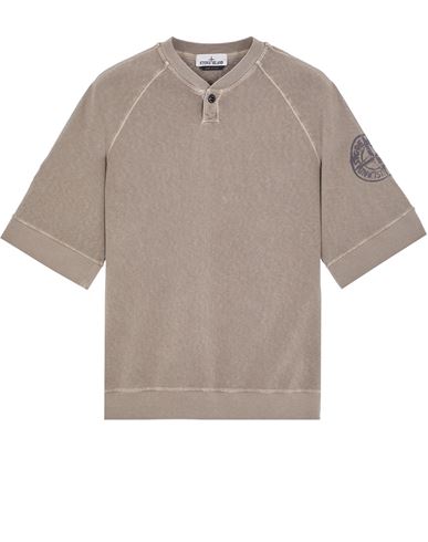 Stone Island Sweatshirt Gris Coton In Gris
