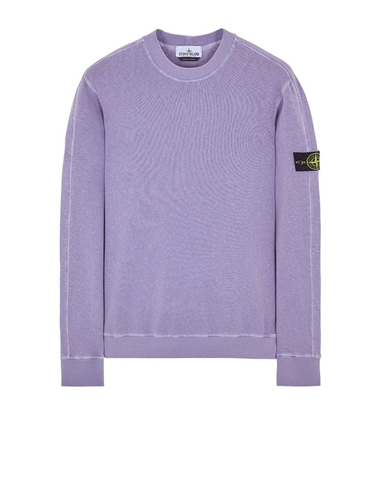 Stone Island Sweatshirt Purple Cotton