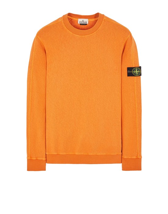 Stone Island Sweatshirt Orange Cotton