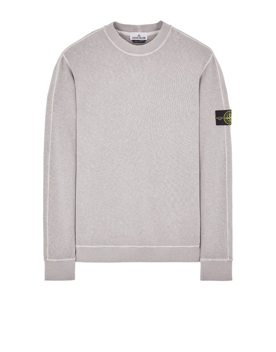 Stone Island Sweatshirt Grey Cotton In Gray