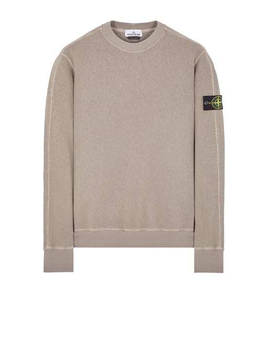 Stone Island Sweatshirt Grey Cotton In Grey