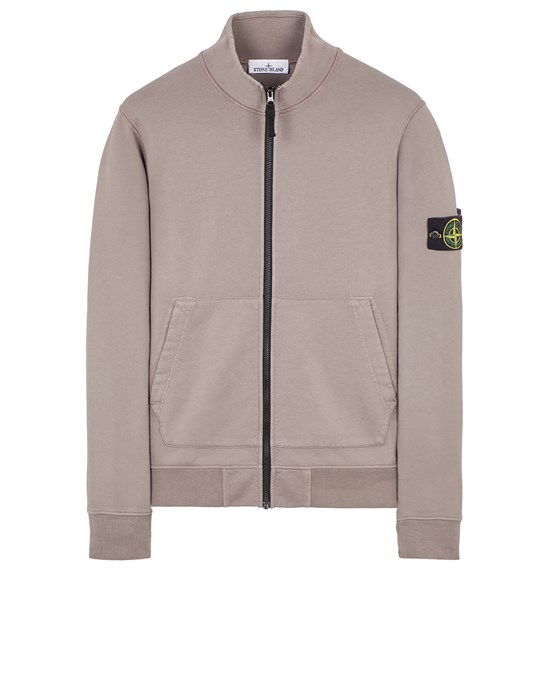 Stone Island Sweatshirt Grey Cotton In Grey