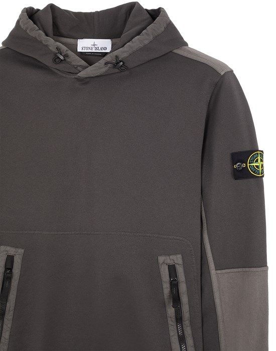 Stone island drawstring neck hot sale sweatshirt