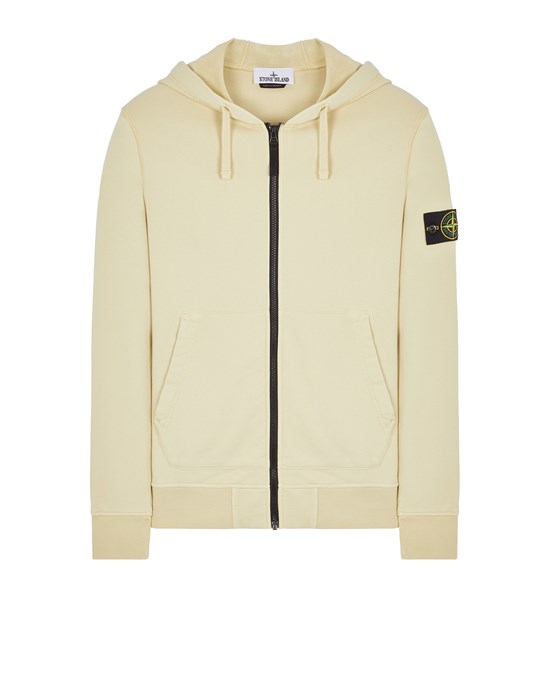 Stone Island Sweatshirt Beige Cotton In Beige