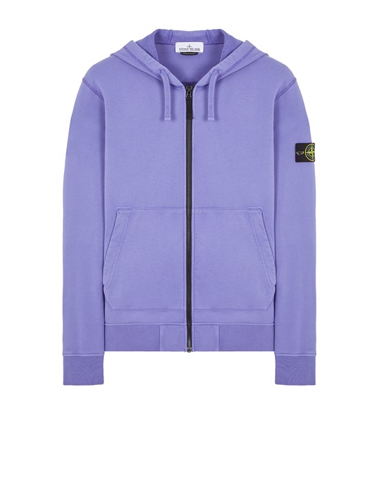 Stone Island Sweatshirt Purple Cotton