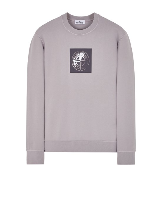Stone Island Sweatshirt Grey Cotton In Gray