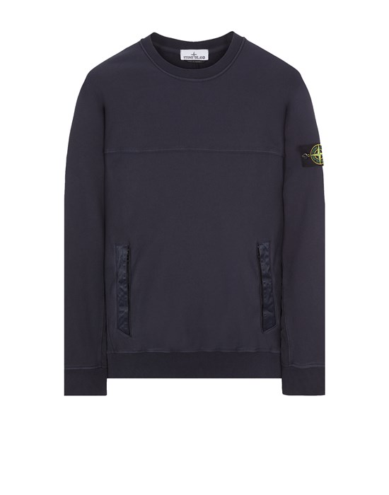 Stone Island Sweatshirt Blue Cotton