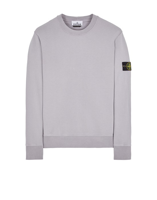 Stone Island Sweatshirt With Logo In Grey
