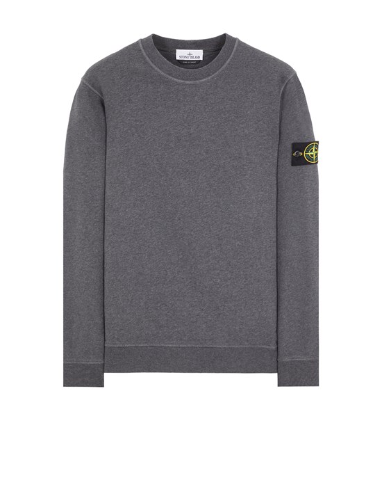 Stone Island Sweatshirt Gray Cotton