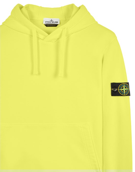 Neon yellow stone island jumper sale