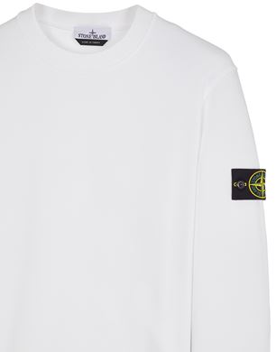 Stone island white deals sweatshirt