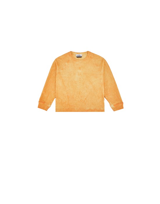  STONE ISLAND KIDS 60945 Sweatshirt Man Orange
