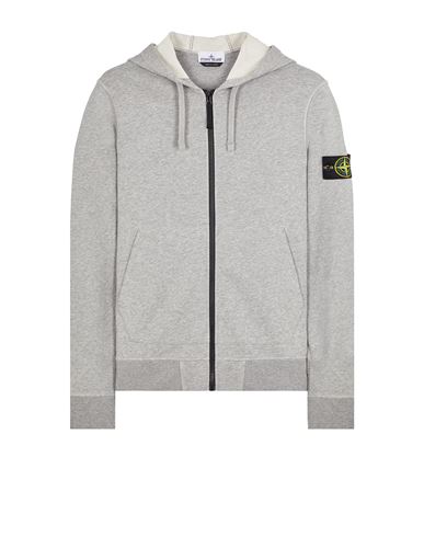 Stone Island 6100061 Organic Cotton Fleece In Gris