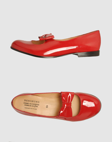 Heschung X Comme Des Garçons Woman Ballet Flats Red Size 7 Soft